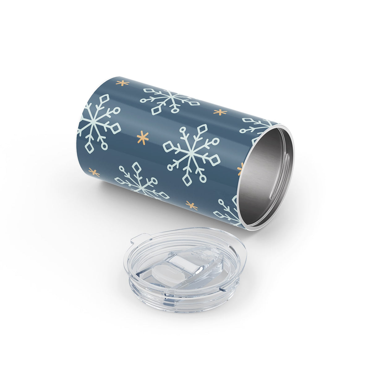 Blue Winter Metal 340ml Cup
