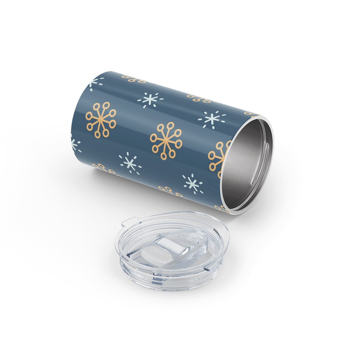 Blue Winter Metal 340ml Cup
