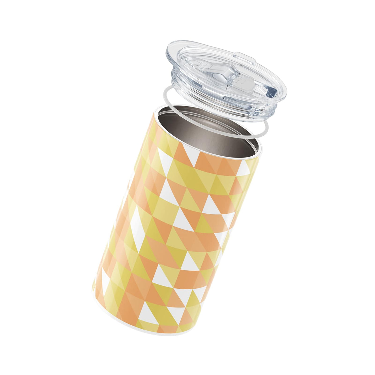 Bright Orange Geometric 340ml Coffee Cup By Hydronair 