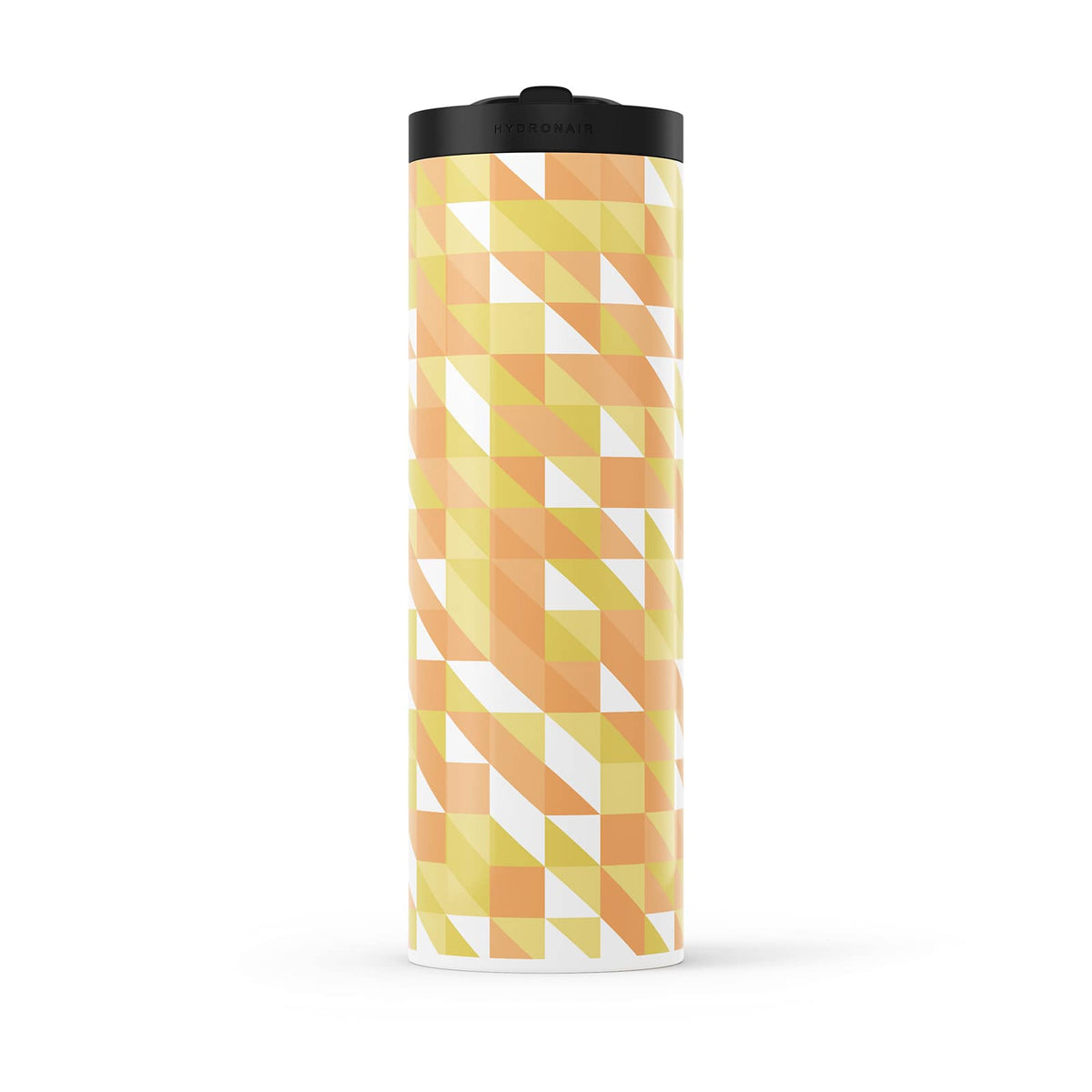 Bright Orange Geometric 560ml Water Bottle By Hydronair