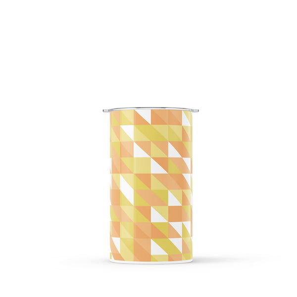 Bright Orange Geometric 340ml Reusable Coffee Cup By Hydronair 