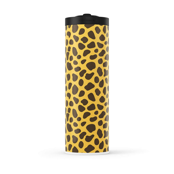 Brown Animal Print 560ml Water Bottle By Hydronair