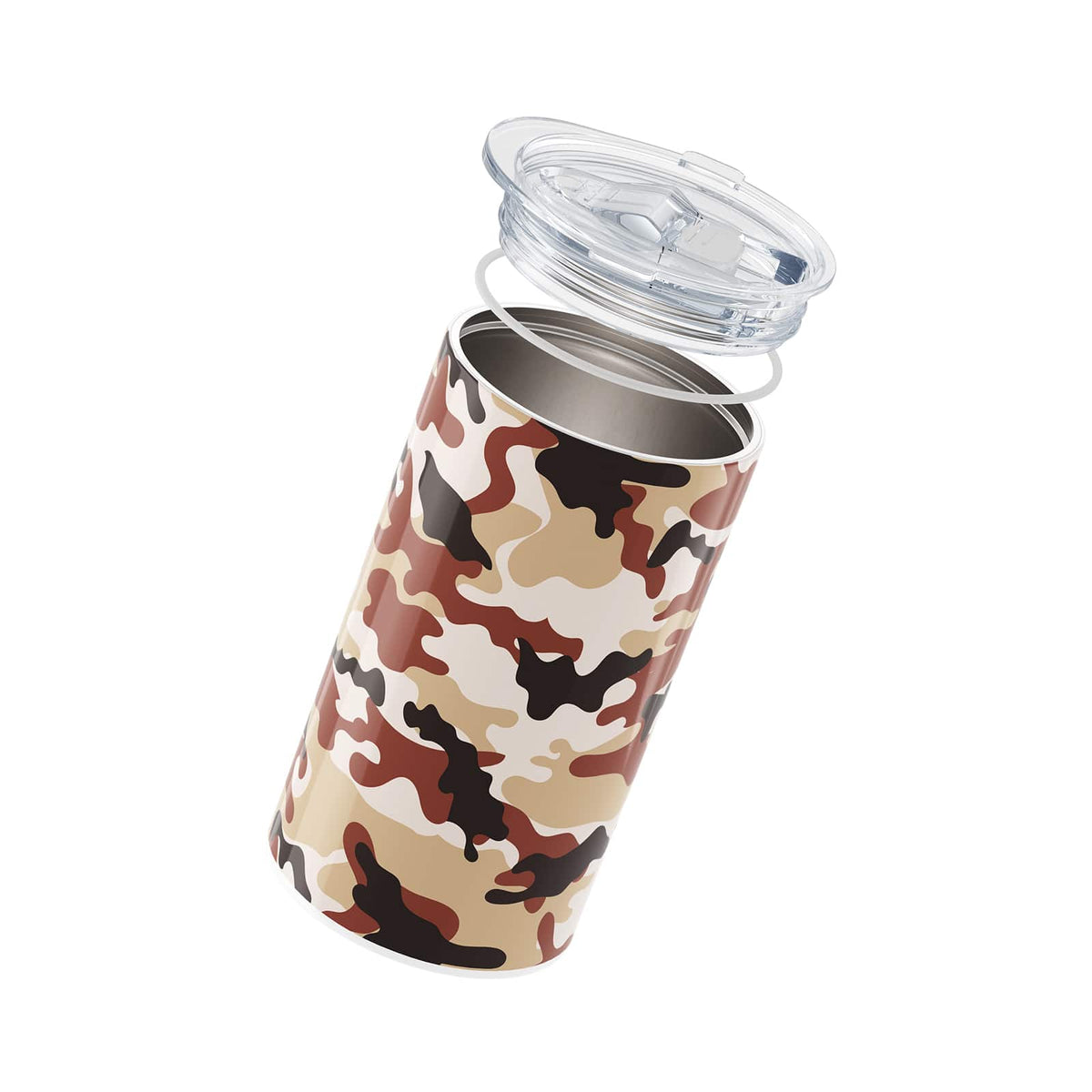 Brown Camo Insulated 12oz Cup