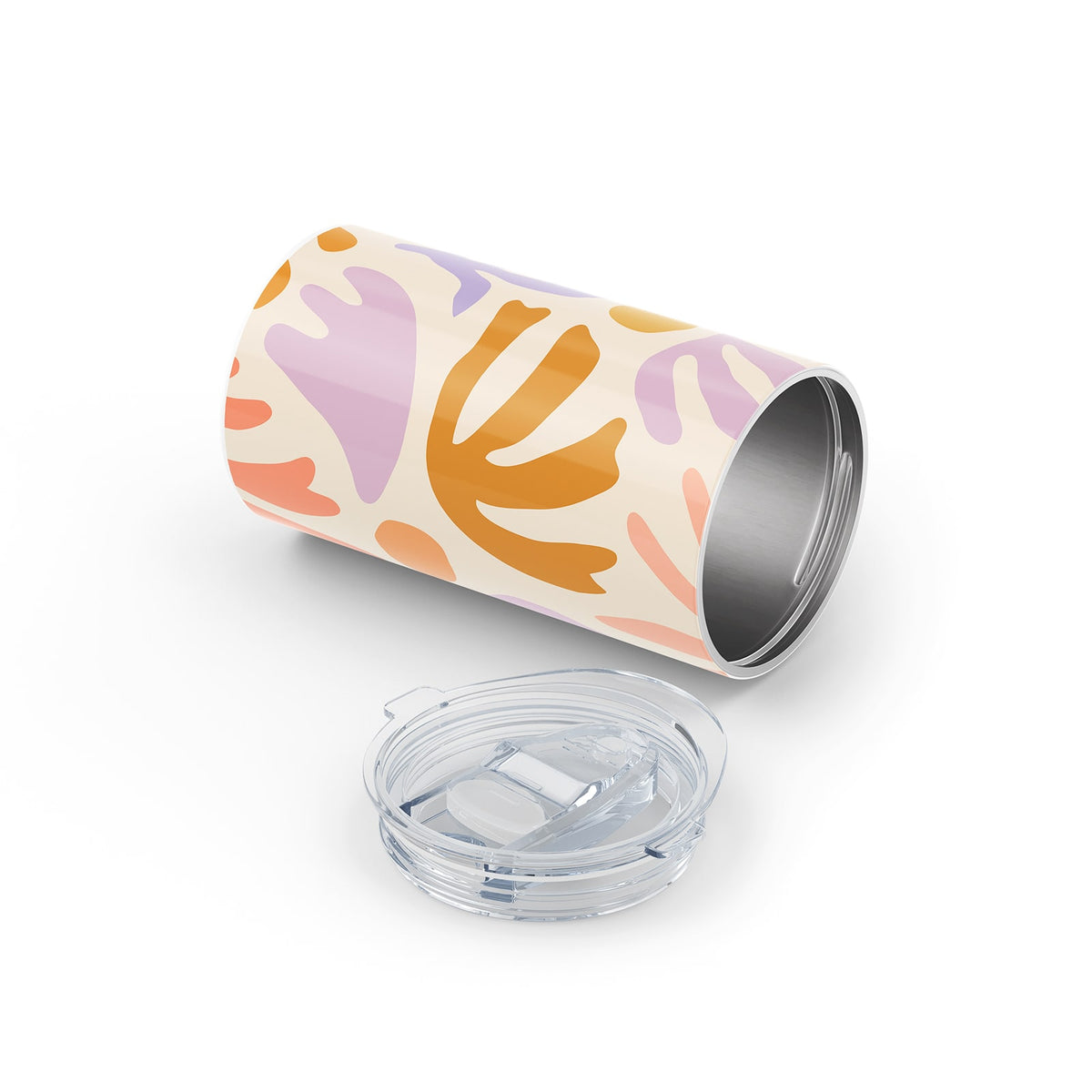 Brown Floral Spring 340ml Reusable Cup By Hydronair 