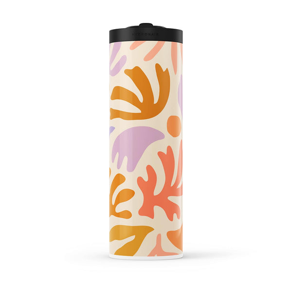 Brown Floral Spring 560ml Water Bottle By Hydronair