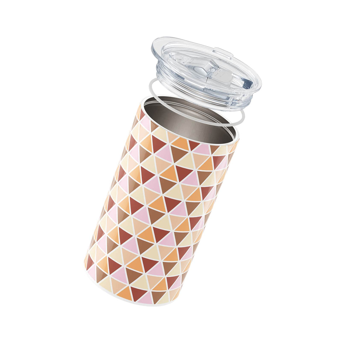 Brown Geometric 340ml Coffee Cup By Hydronair 