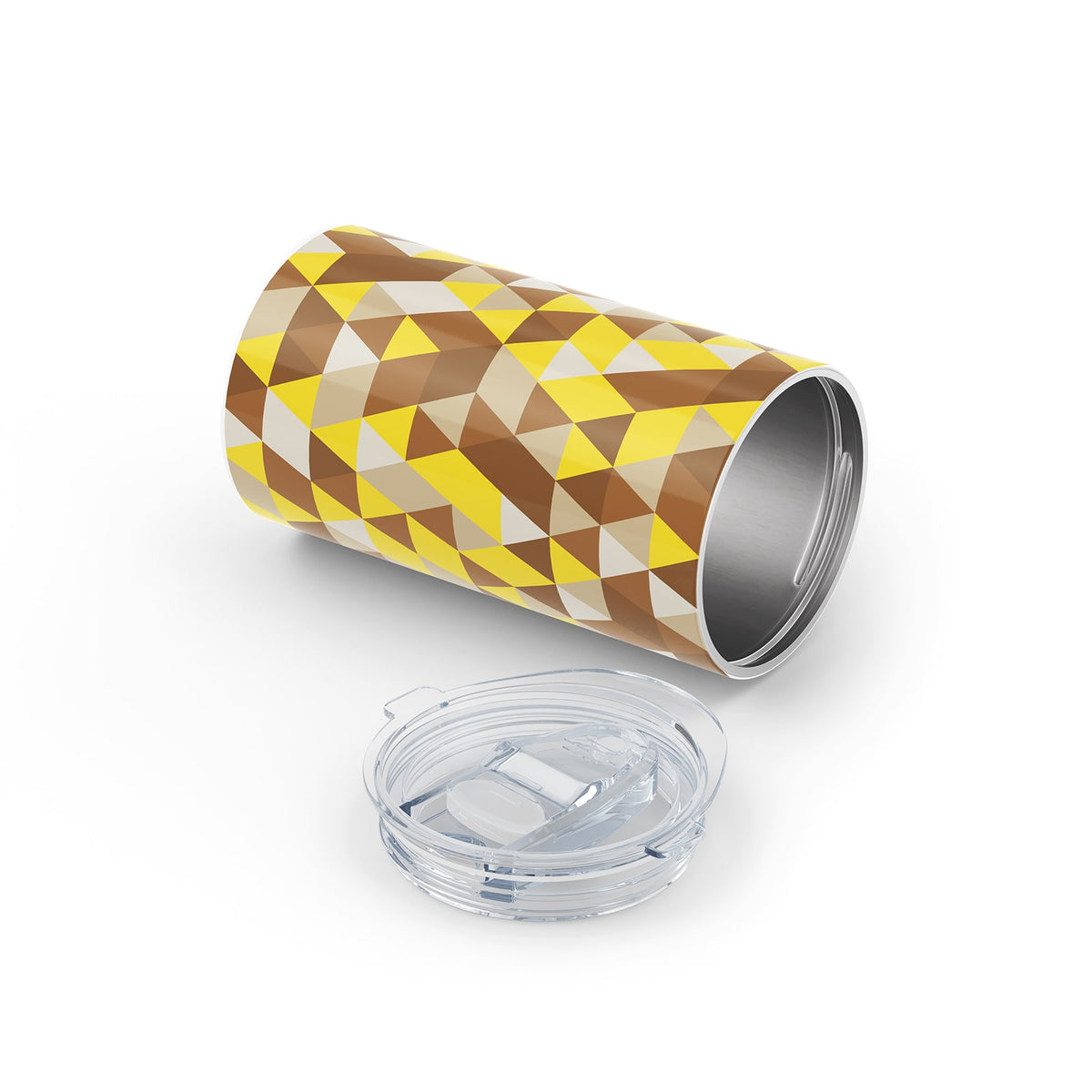 Brown Geometric 340ml Reusable Cup By Hydronair 