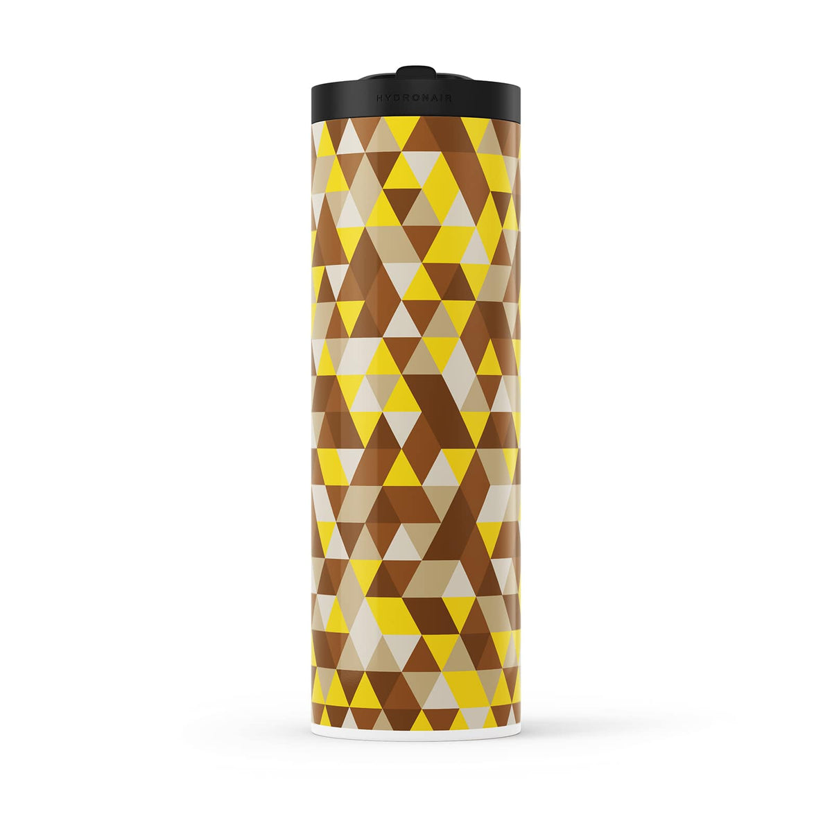 Brown Geometric 560ml Water Bottle By Hydronair