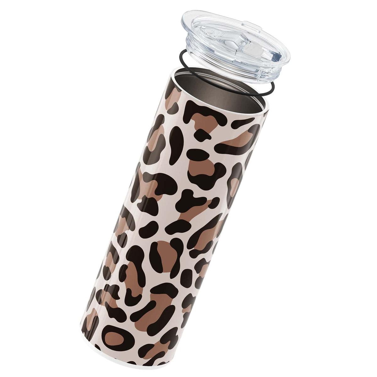 Brown Leopard Print Insulated 20oz Cup