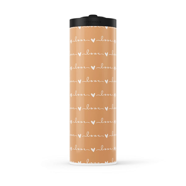 Brown Valentines 560ml Water Bottle By Hydronair