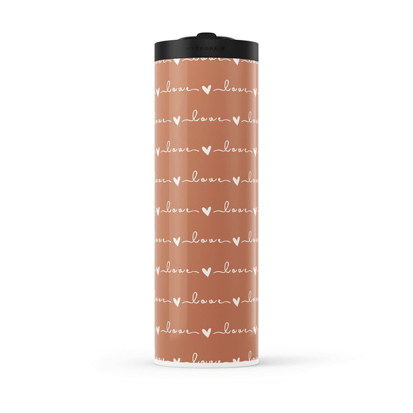 Brown Valentines 560ml Water Bottle By Hydronair