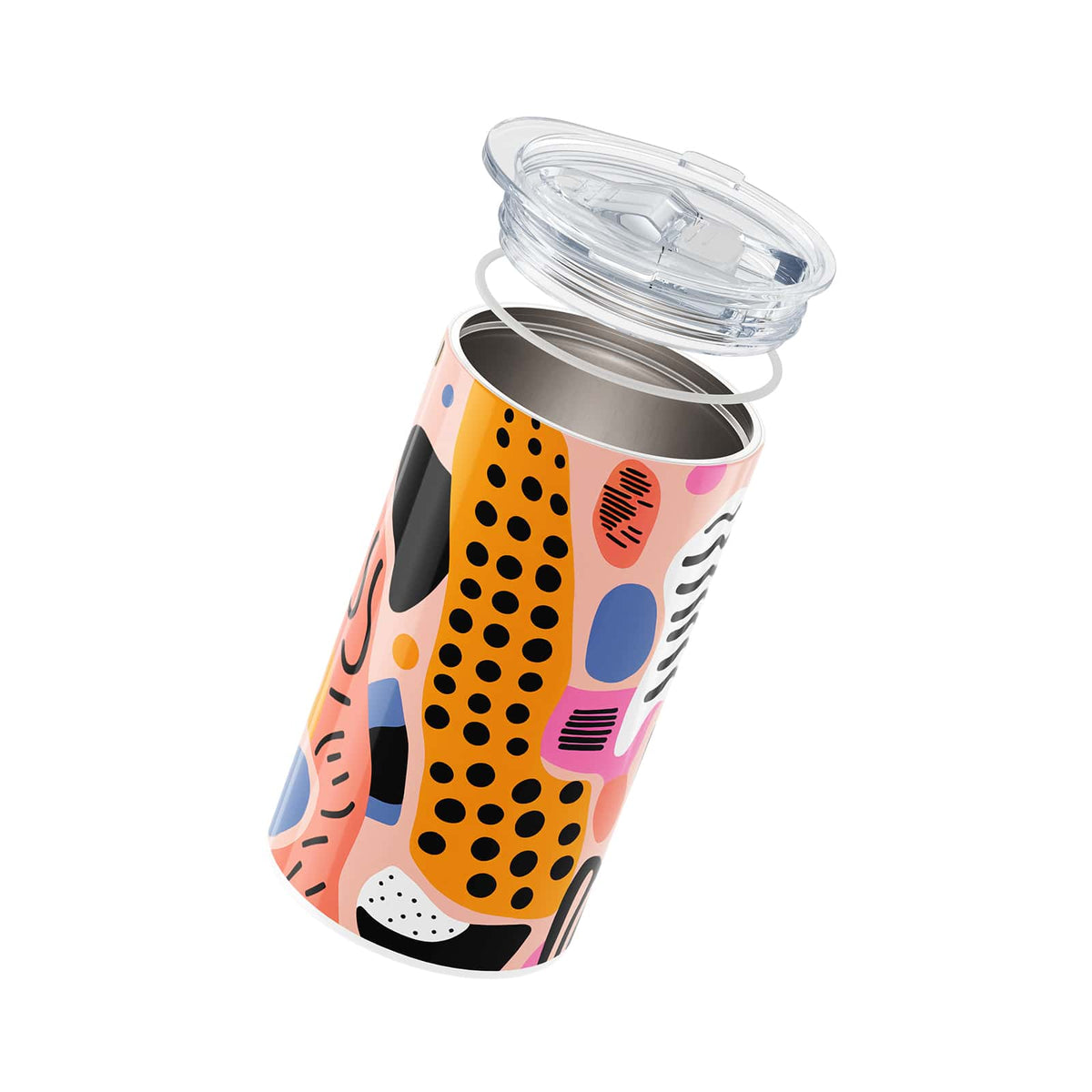 Burnt Orange Abstract 340ml Coffee Cup By Hydronair 