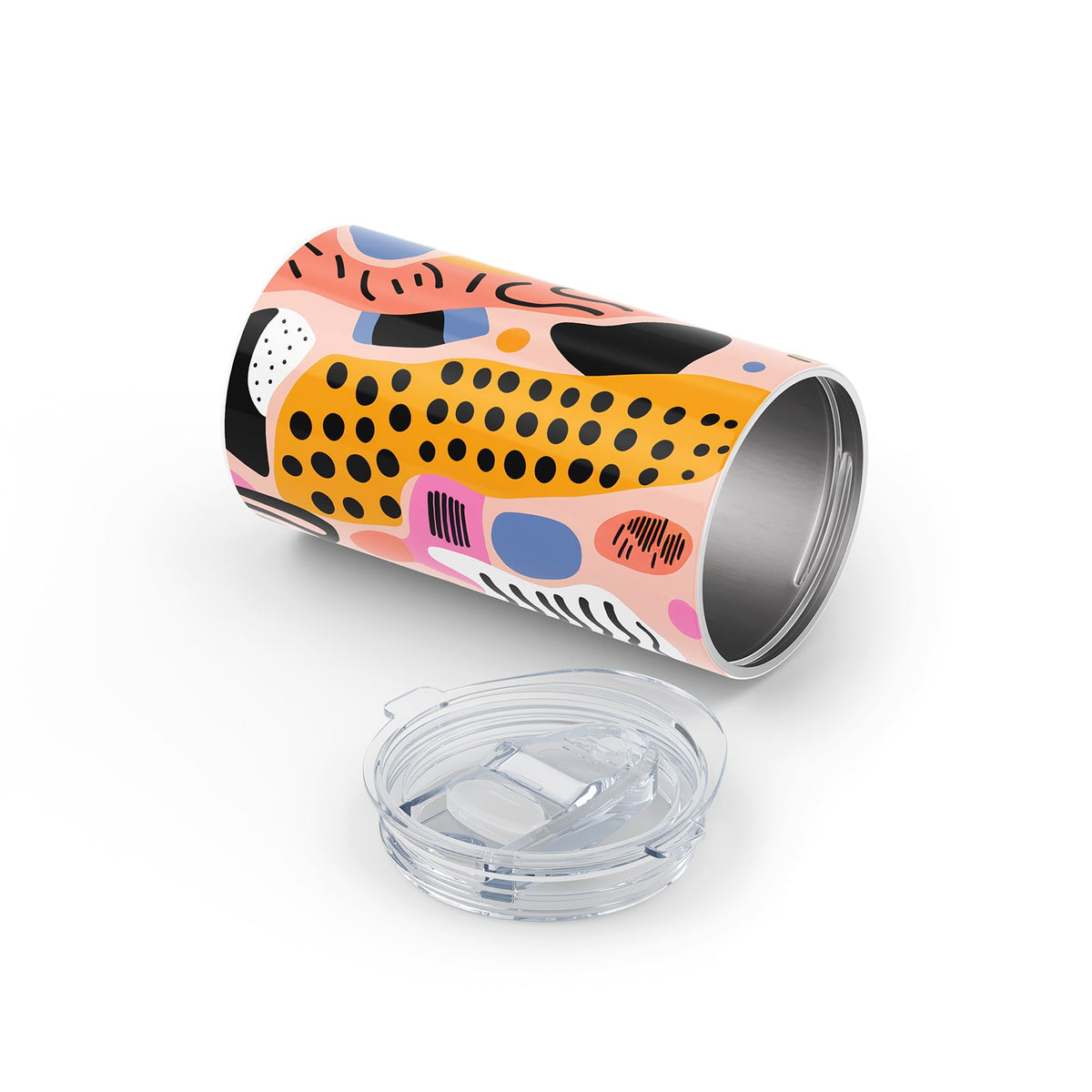Burnt Orange Abstract 340ml Reusable Cup By Hydronair 