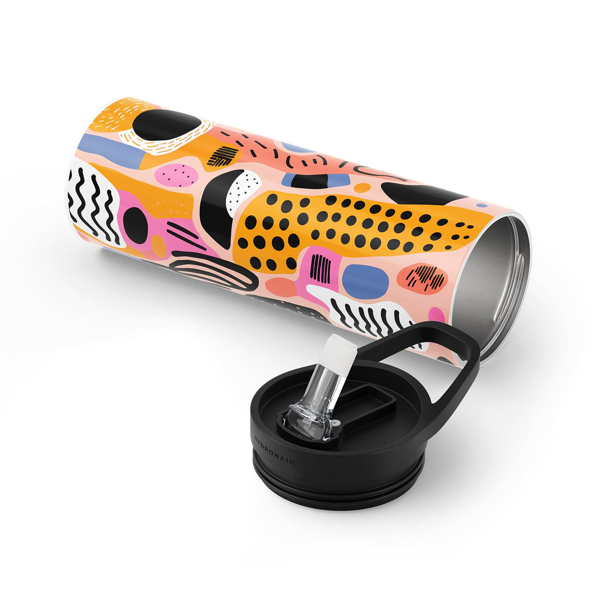 Burnt Orange Abstract 560ml Bottle By Hydronair