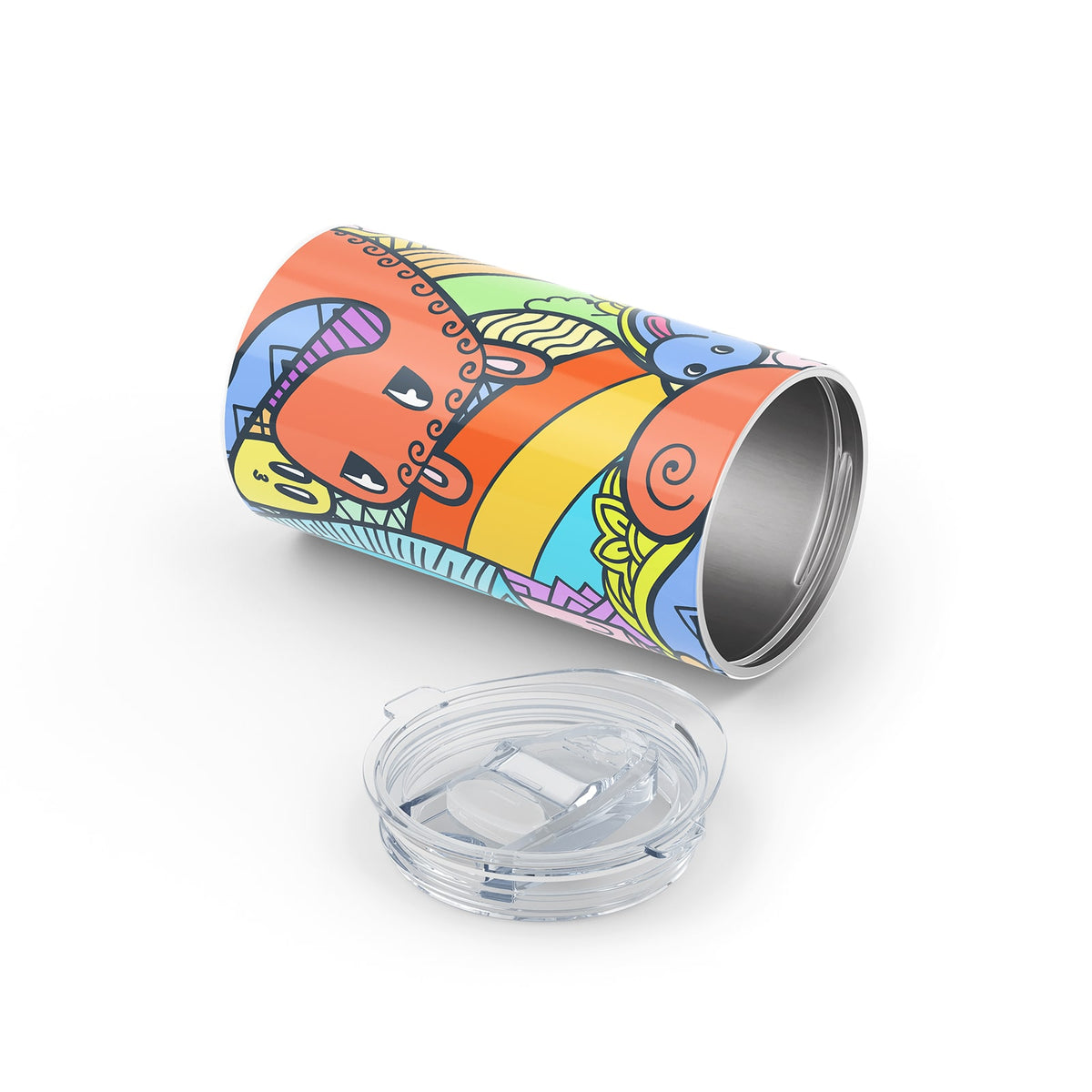 Cartoon Funny Metal 12oz Tumbler