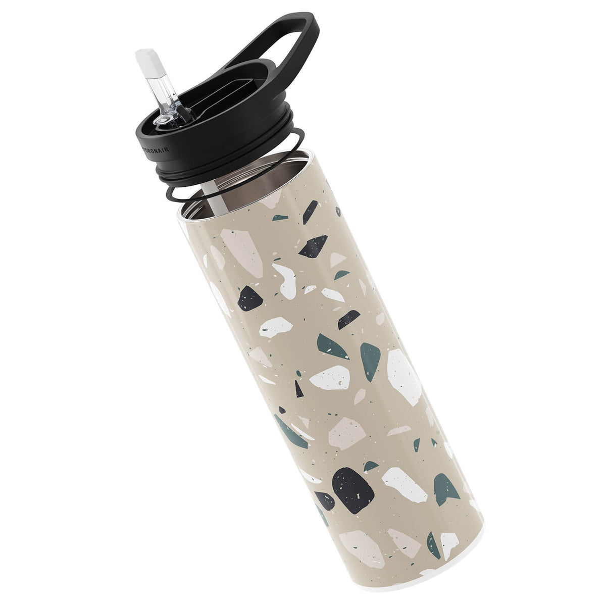 Cement Terrazzo 560ml Reusable Bottle By Hydronair