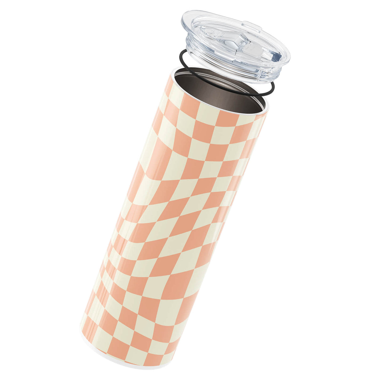 Orange Checkered Insulated 20oz Cup
