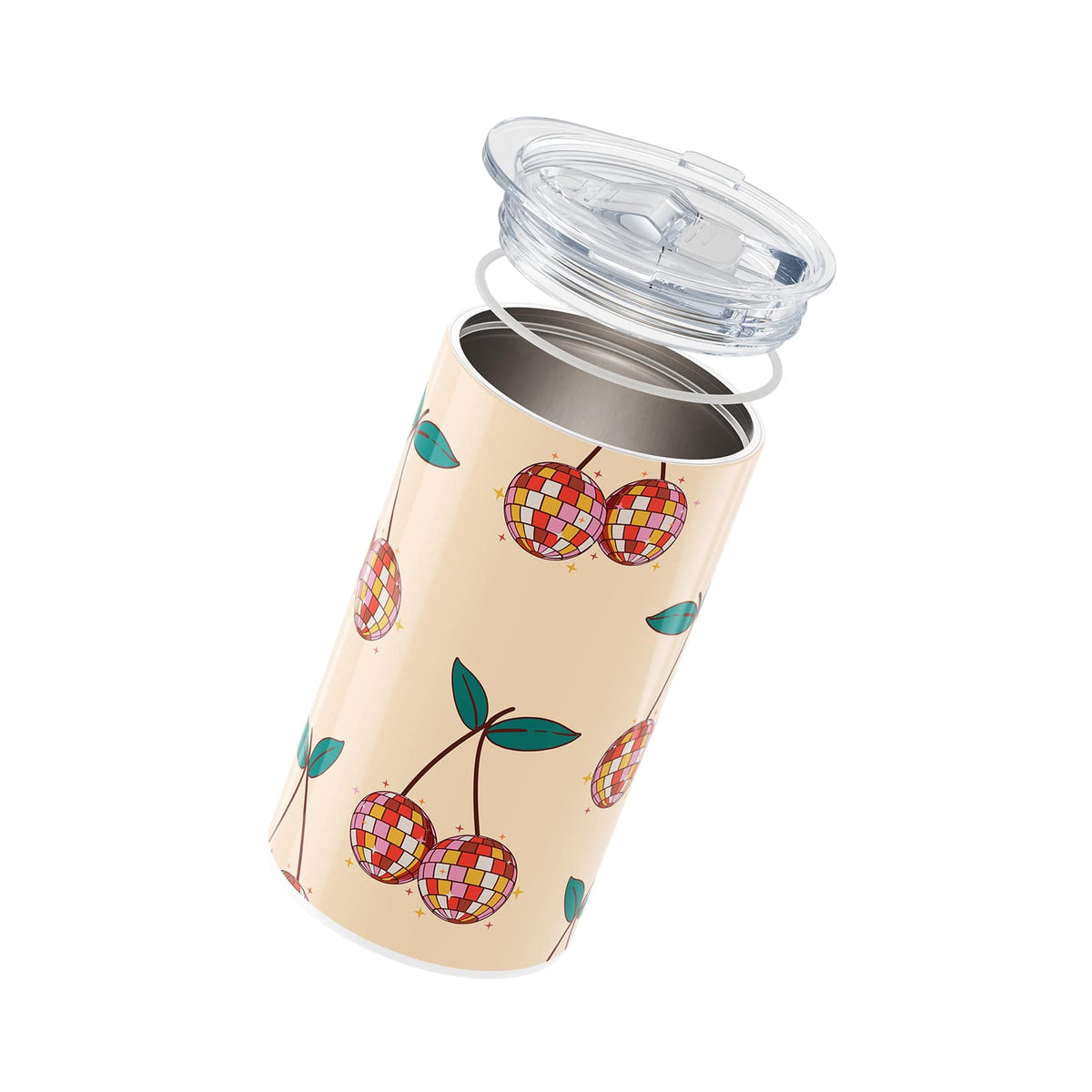 Cherry Disco Ball Insulated 12oz Cup