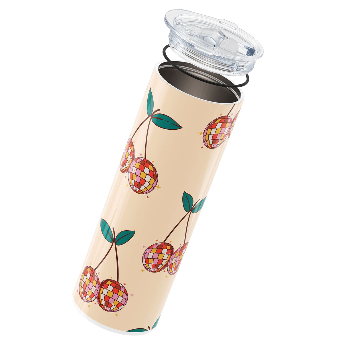 Cherry Disco Ball Insulated 20oz Tumbler