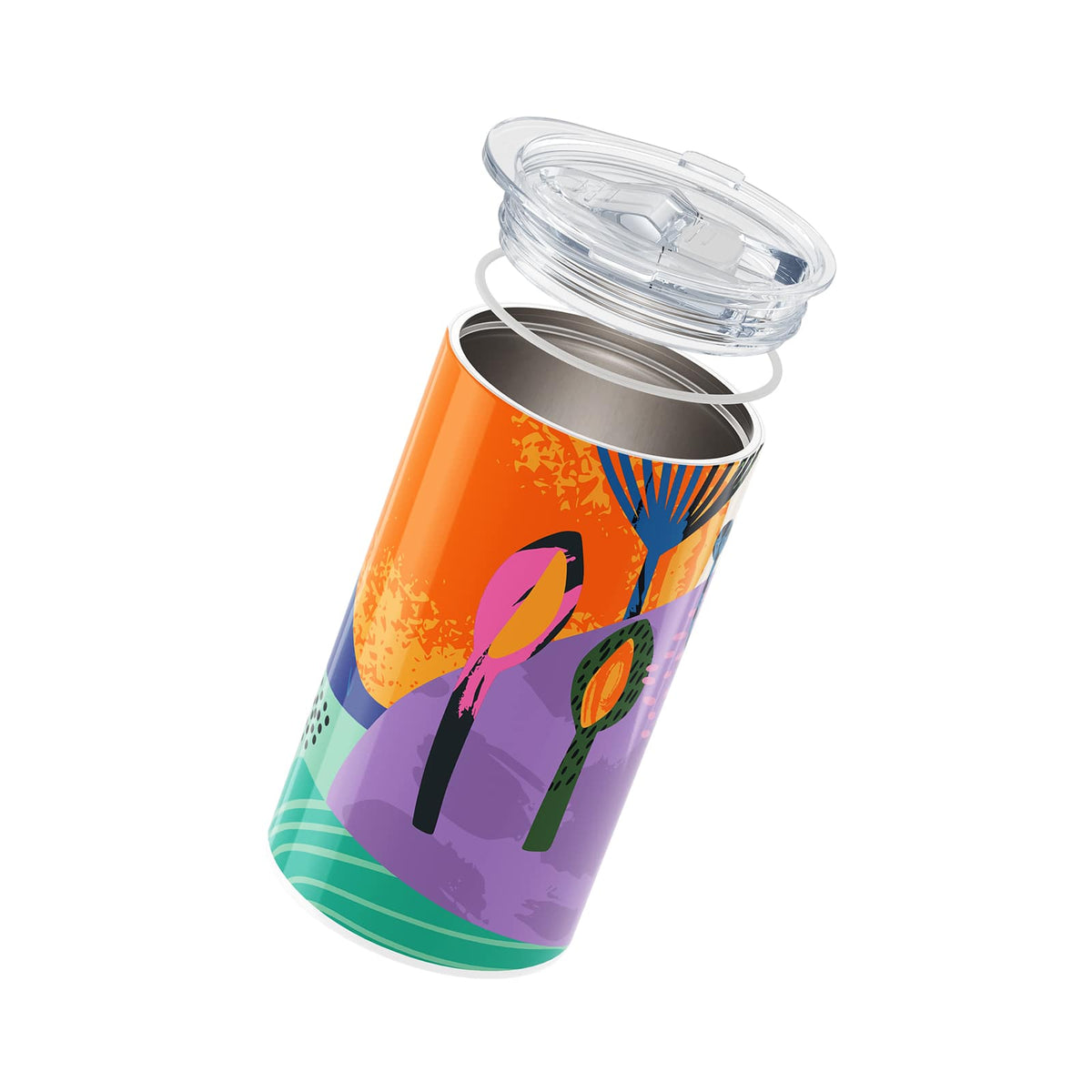 Colourful Abstract 340ml Coffee Cup By Hydronair