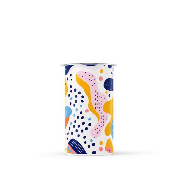 Colourful Abstract 340ml Reusable Coffee Cup By Hydronair