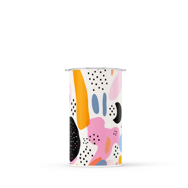 Colourful Abstract 340ml Reusable Coffee Cup By Hydronair