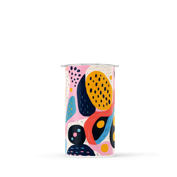 Colourful Abstract 340ml Reusable Coffee Cup By Hydronair