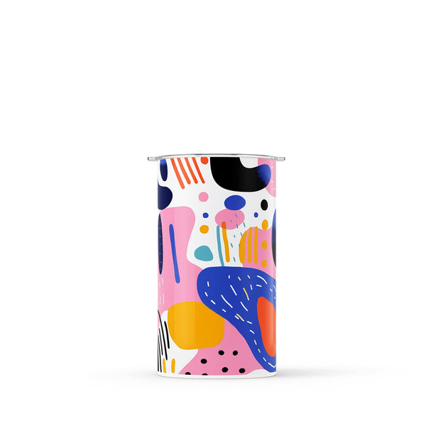 Colourful Abstract 340ml Reusable Coffee Cup By Hydronair