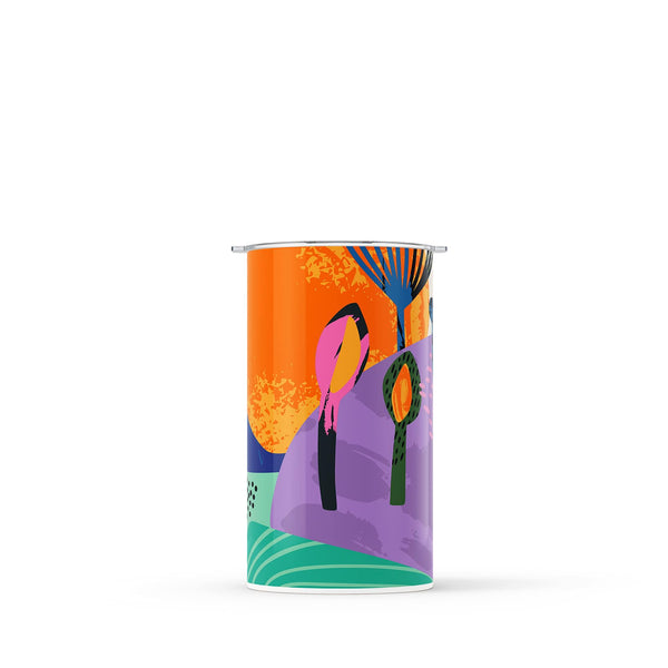 Colourful Abstract 340ml Reusable Coffee Cup By Hydronair