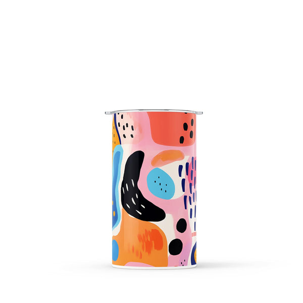 Colourful Abstract 340ml Reusable Coffee Cup By Hydronair