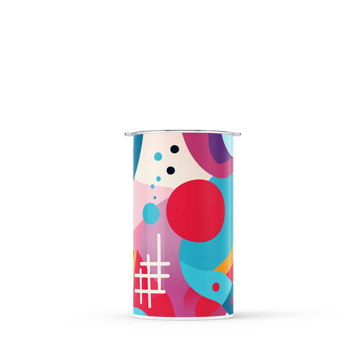 Colourful Abstract 340ml Reusable Coffee Cup By Hydronair