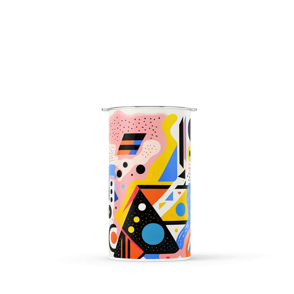 Colourful Abstract 340ml Reusable Coffee Cup By Hydronair