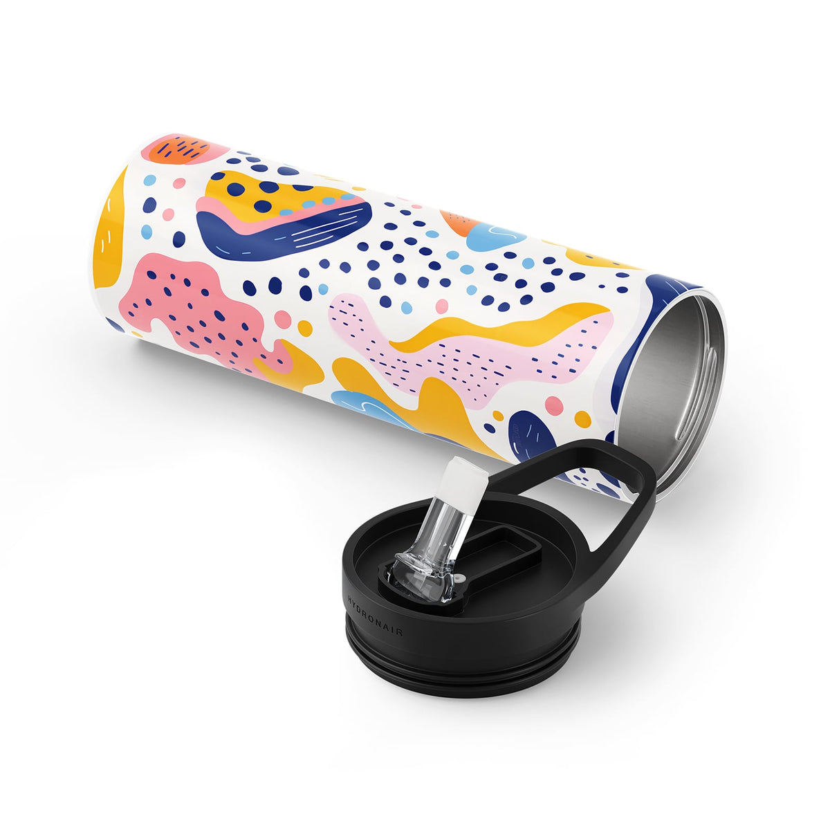 Colourful Abstract 560ml Bottle By Hydronair