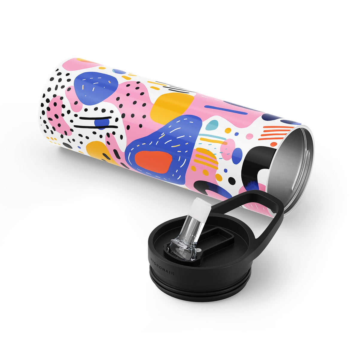 Colourful Abstract 560ml Bottle By Hydronair