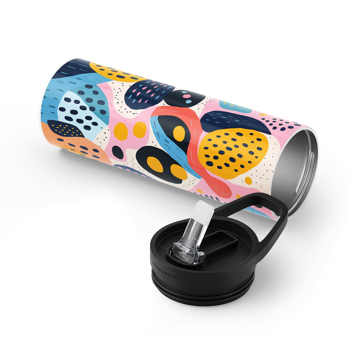 Colourful Abstract 560ml Bottle By Hydronair