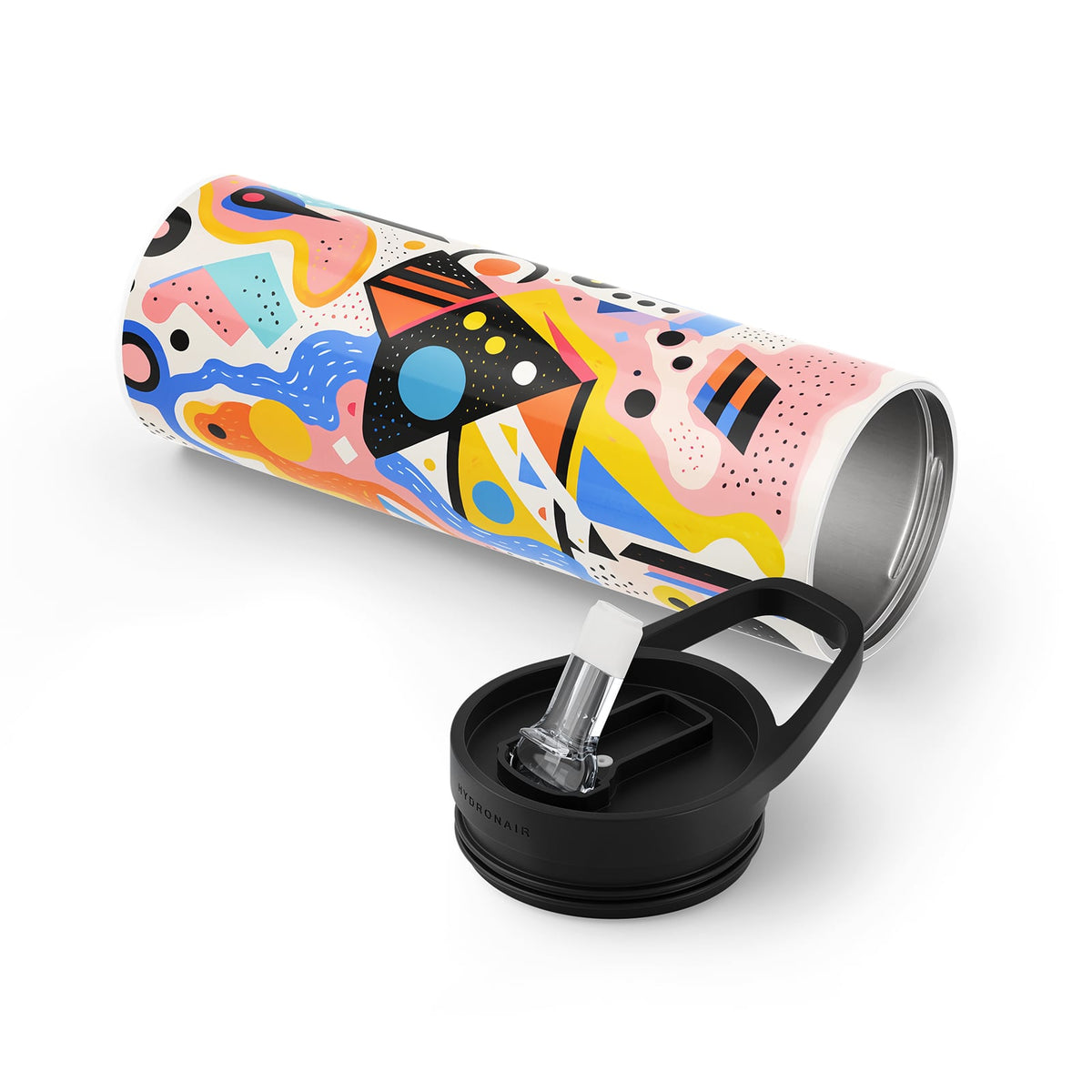 Colourful Abstract 560ml Bottle By Hydronair