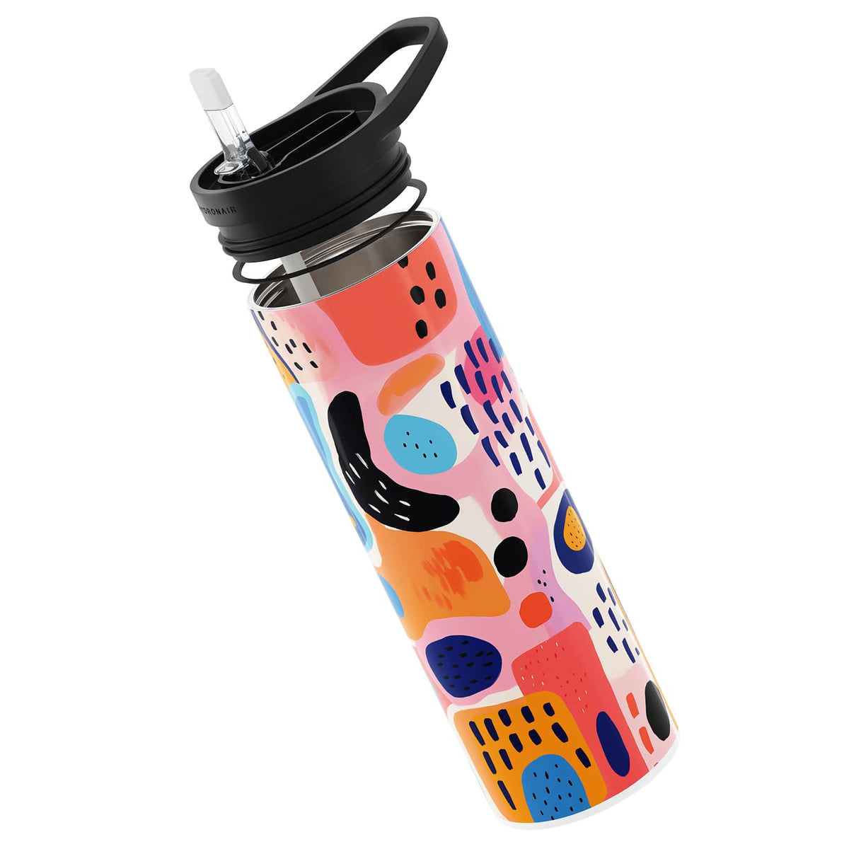 Colourful Abstract 560ml Reusable Bottle By Hydronair