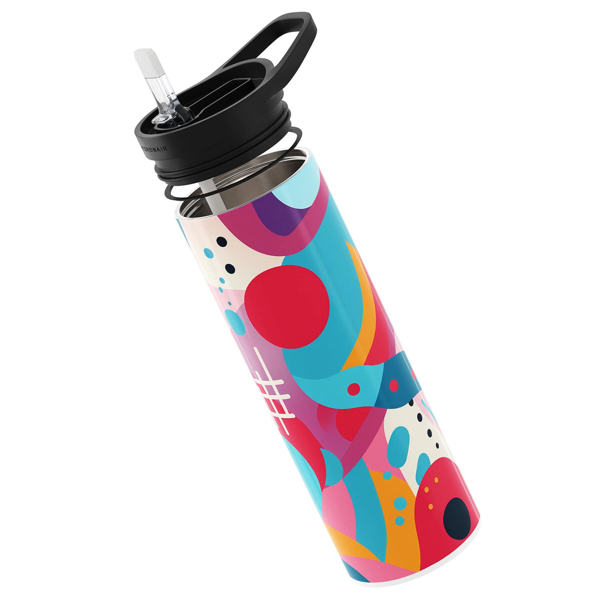 Colourful Abstract 560ml Reusable Bottle By Hydronair