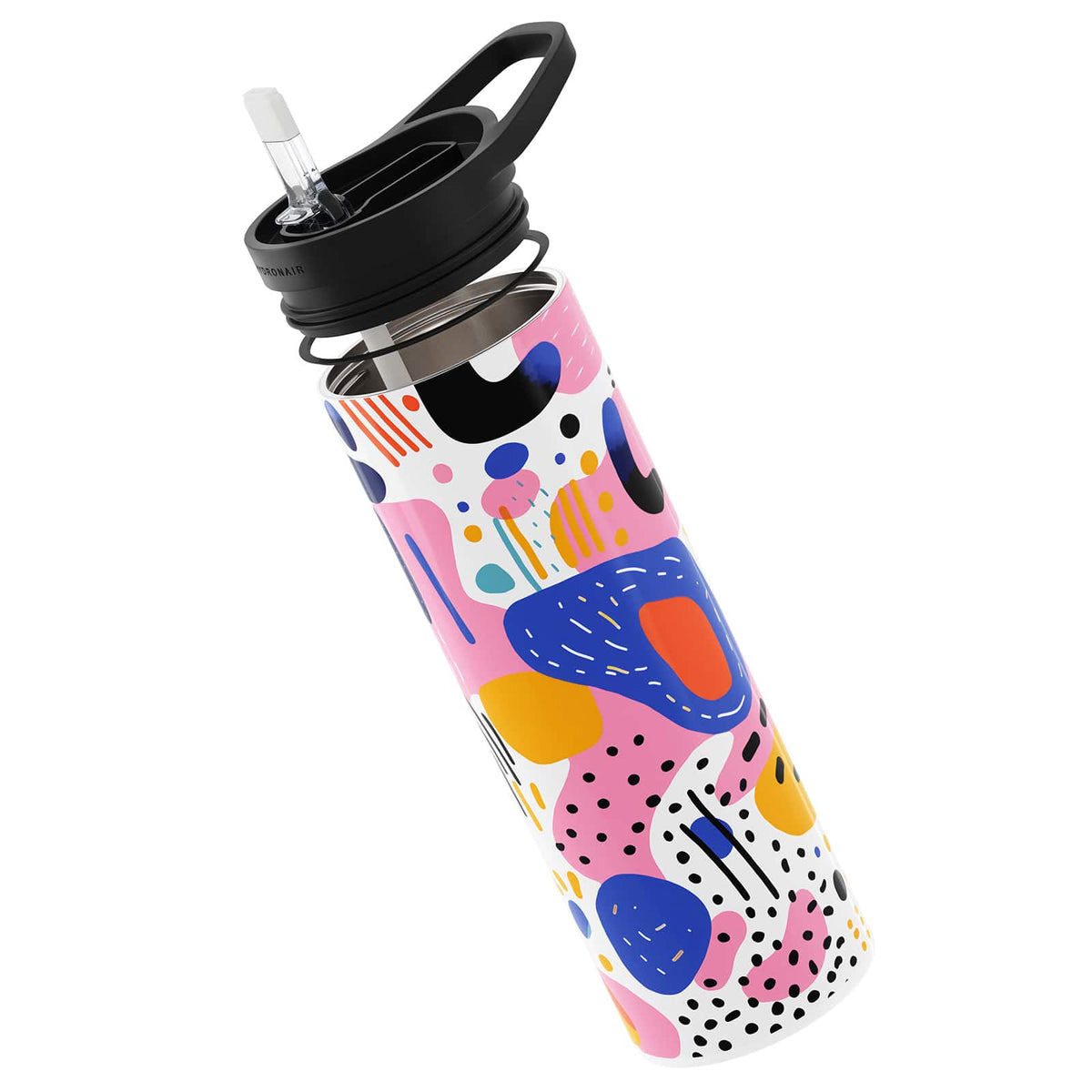 Colourful Abstract 560ml Reusable Bottle By Hydronair