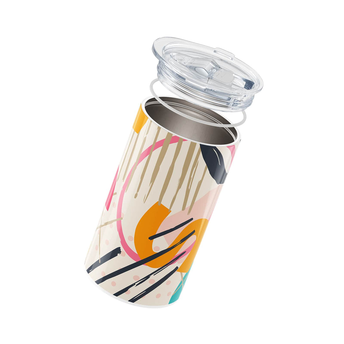 Cream Abstract 340ml Coffee Cup By Hydronair