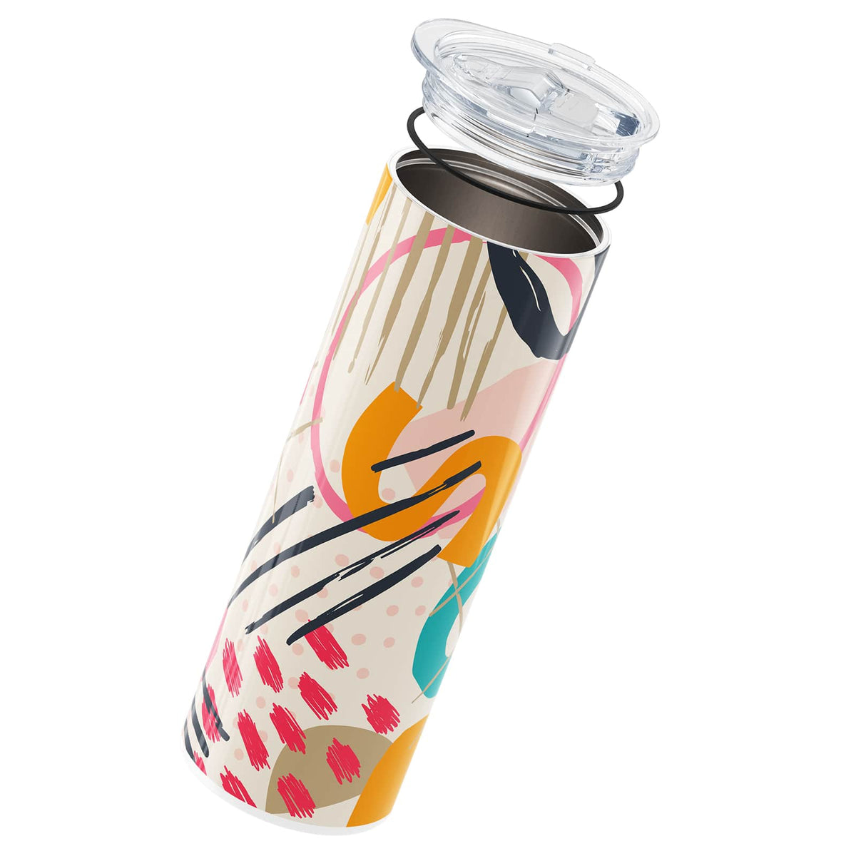 Cream Abstract 560ml Cup By Hydronair