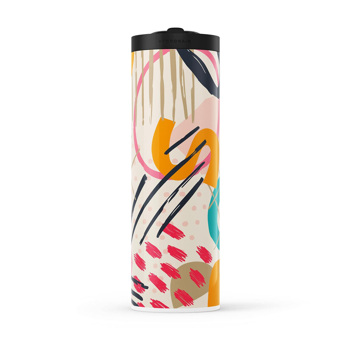 Cream Abstract 560ml Water Bottle By Hydronair