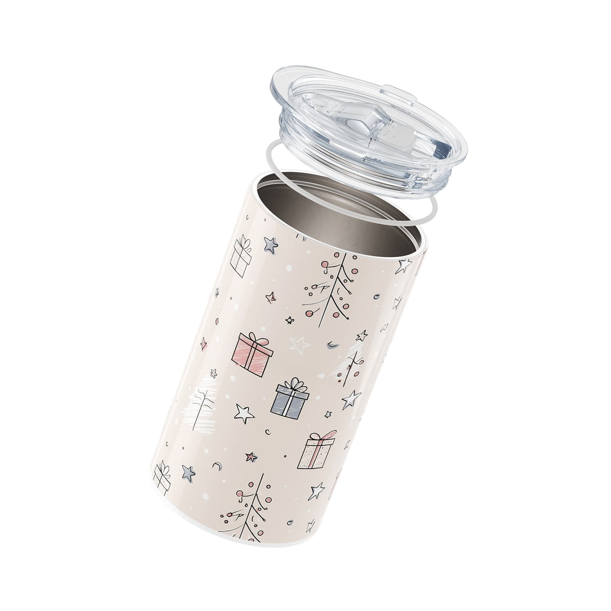 Cream Christmas 340ml Coffee Cup By Hydronair 