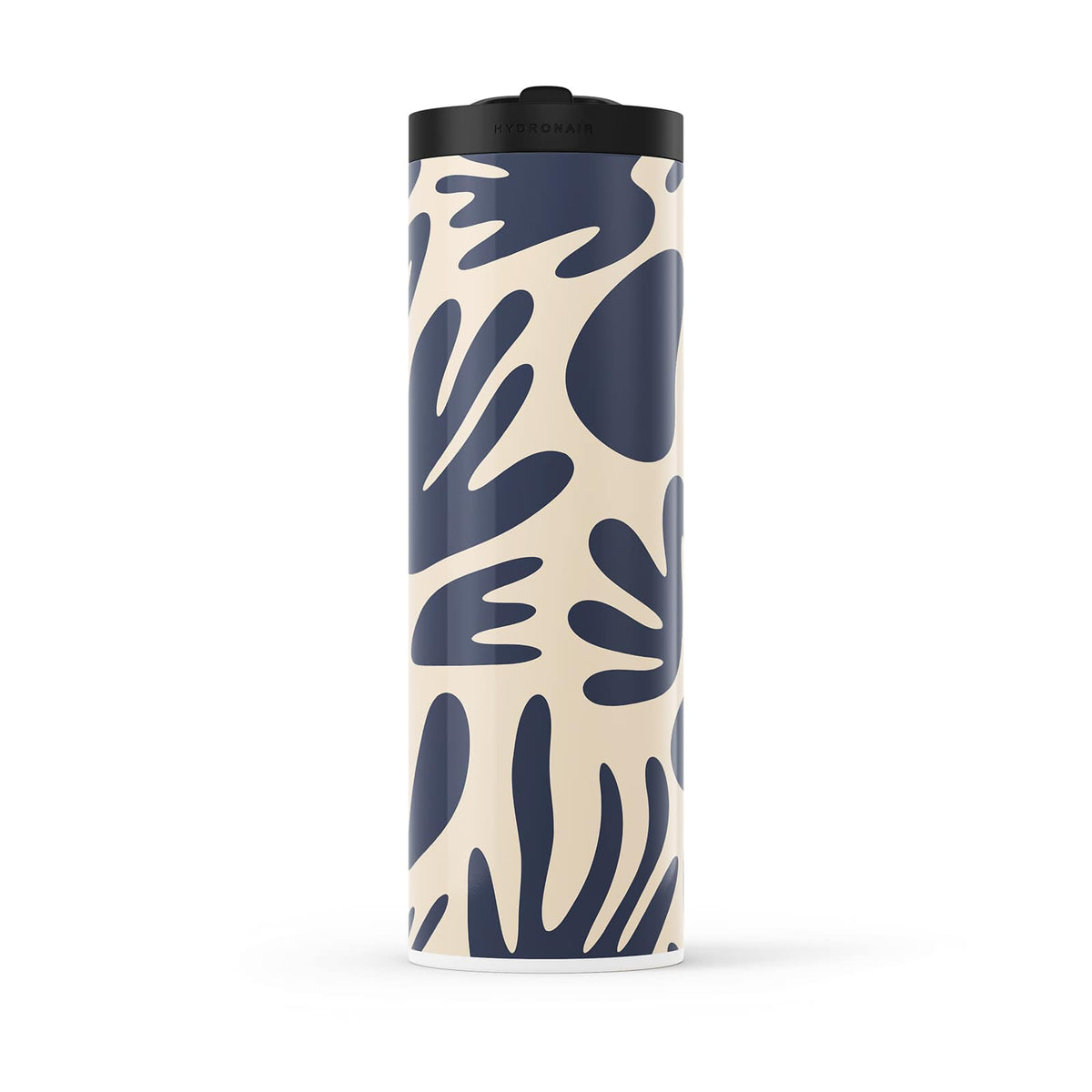 Cream Floral Spring 560ml Water Bottle By Hydronair
