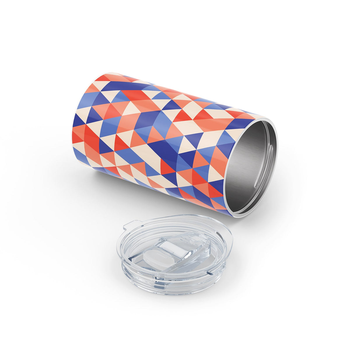 Cream Geometric 340ml Reusable Cup By Hydronair 