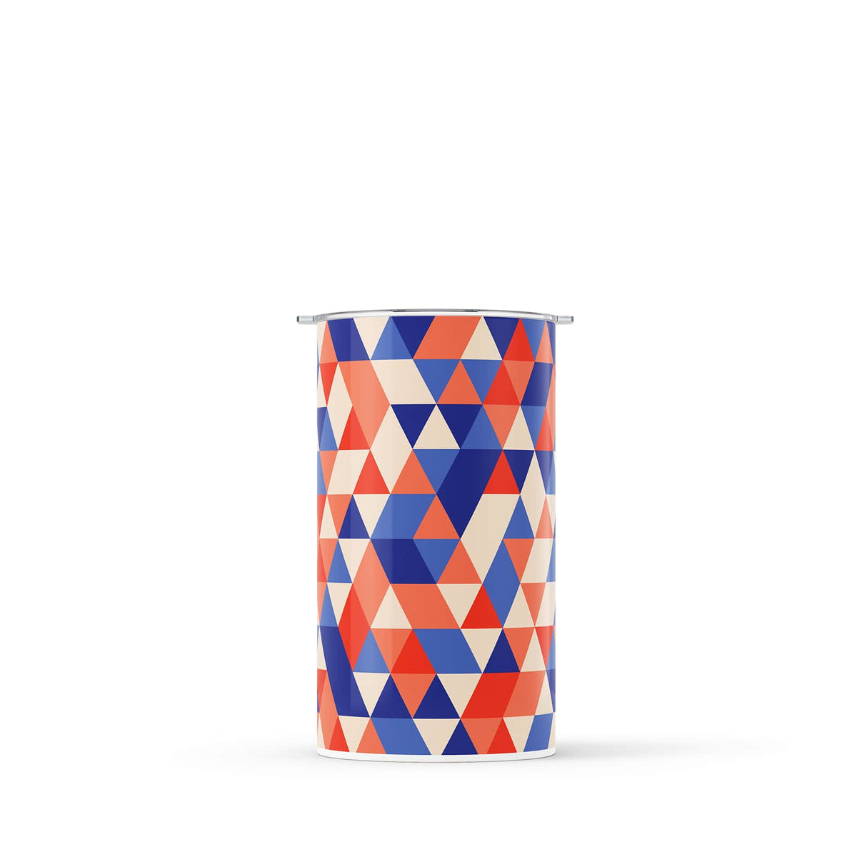 Cream Geometric 340ml Reusable Coffee Cup By Hydronair 