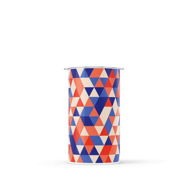 Cream Geometric 340ml Reusable Coffee Cup By Hydronair 