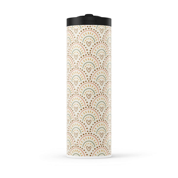 Cream Valentines 560ml Water Bottle By Hydronair