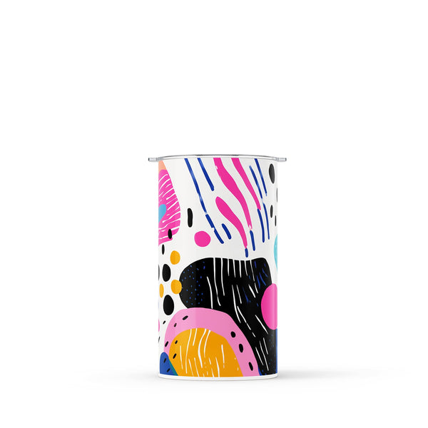 Dark Abstract 340ml Reusable Coffee Cup By Hydronair