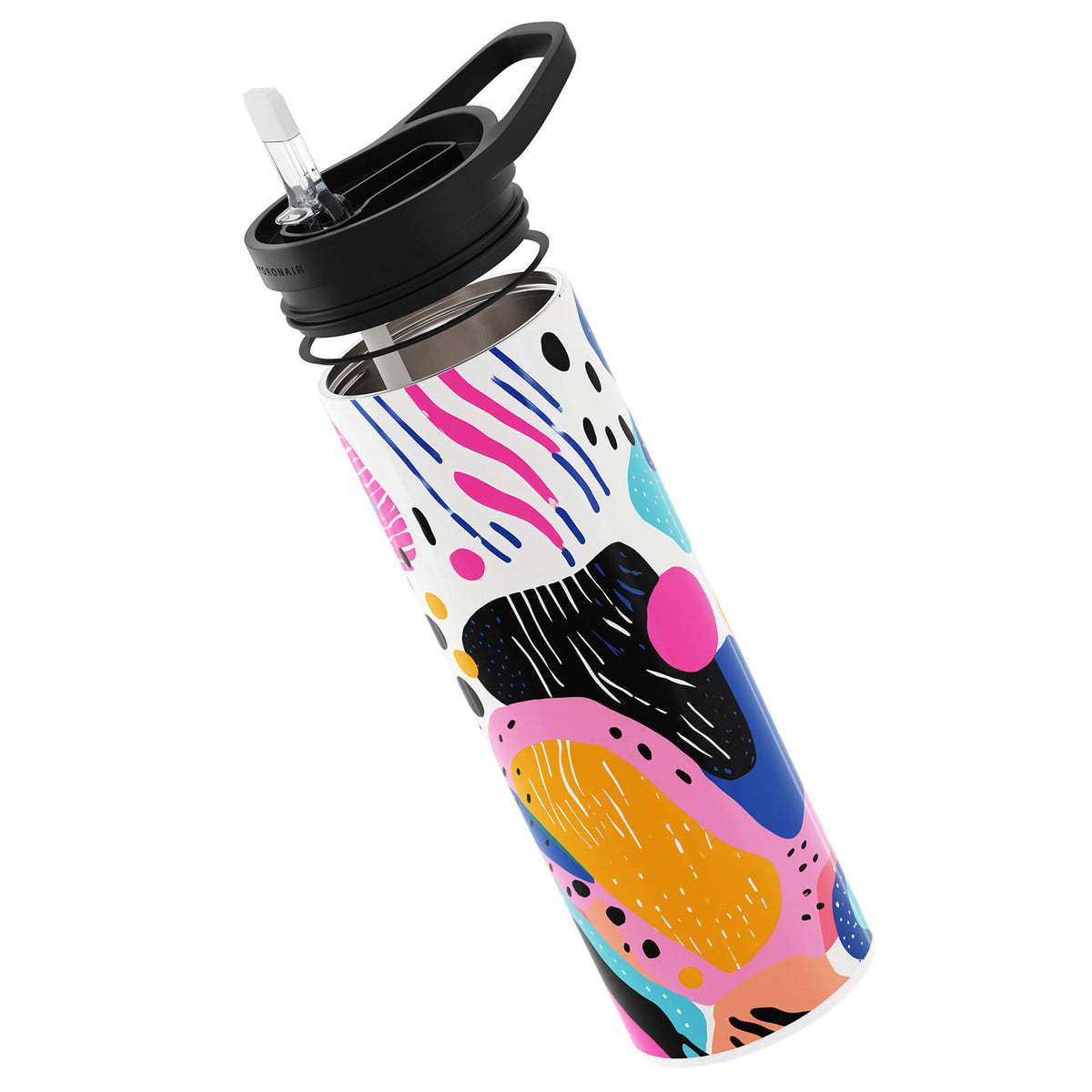 Dark Abstract 560ml Reusable Bottle By Hydronair